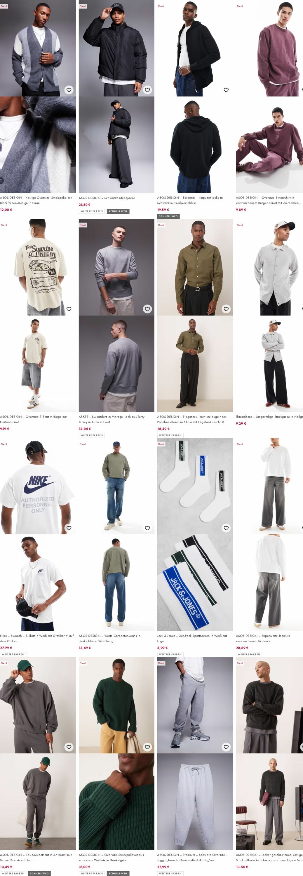 Prospekt Asos 22.09.2025 - 01.10.2025