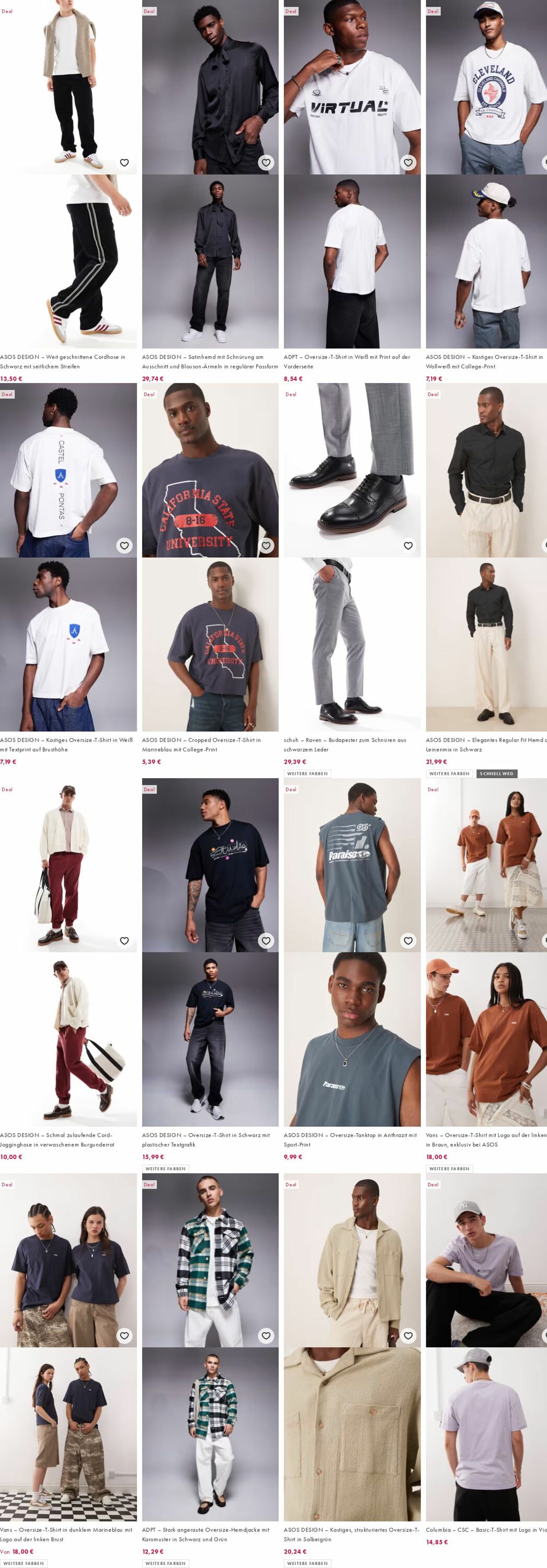 Prospekt Asos 22.09.2025 - 01.10.2025
