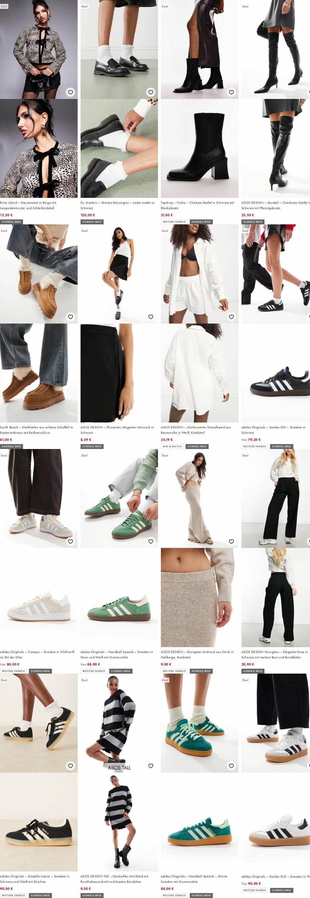 Prospekt Asos 29.09.2025 - 08.10.2025