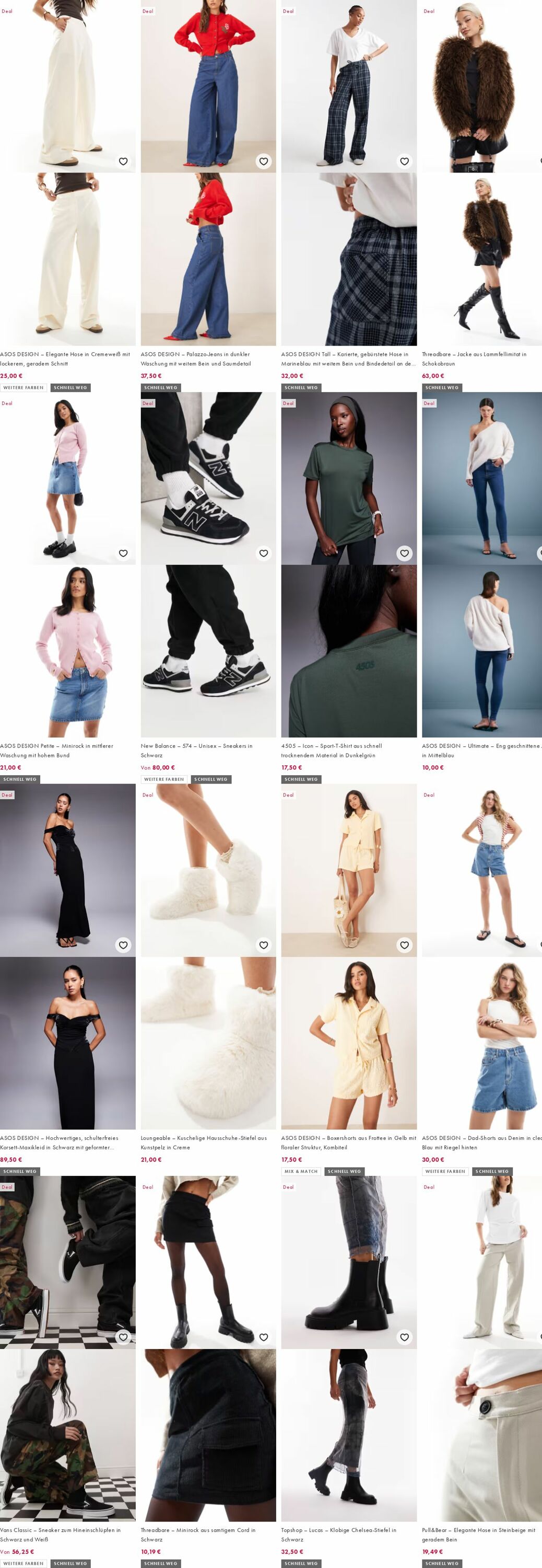 Prospekt Asos 29.09.2025 - 08.10.2025