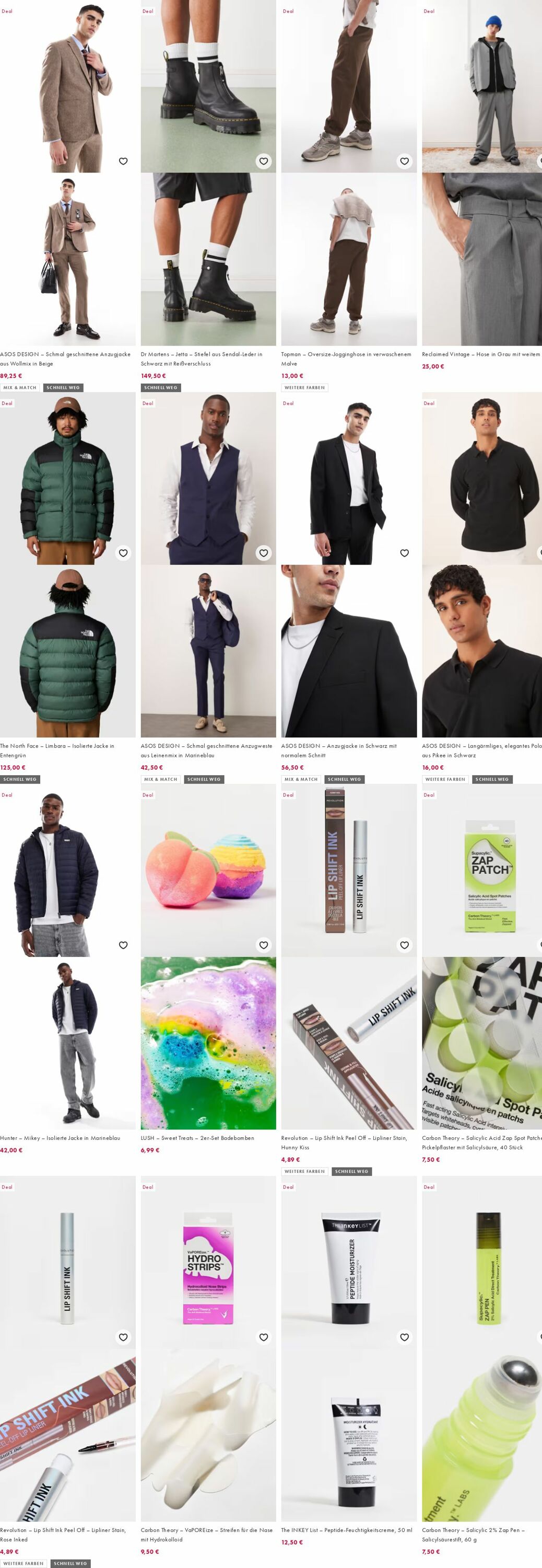 Prospekt Asos 29.09.2025 - 08.10.2025