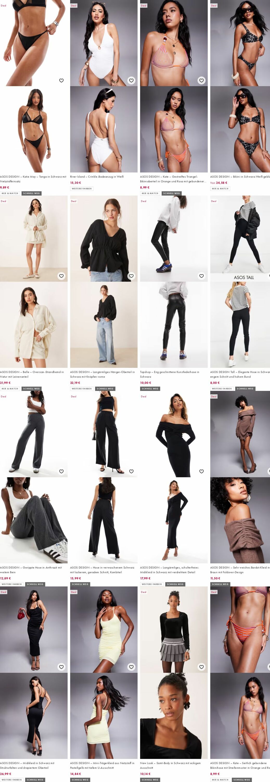 Prospekt Asos 29.09.2025 - 08.10.2025
