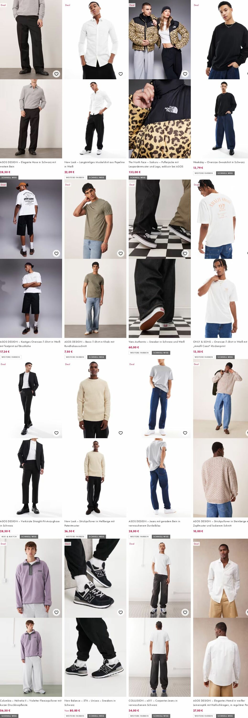 Prospekt Asos 29.09.2025 - 08.10.2025