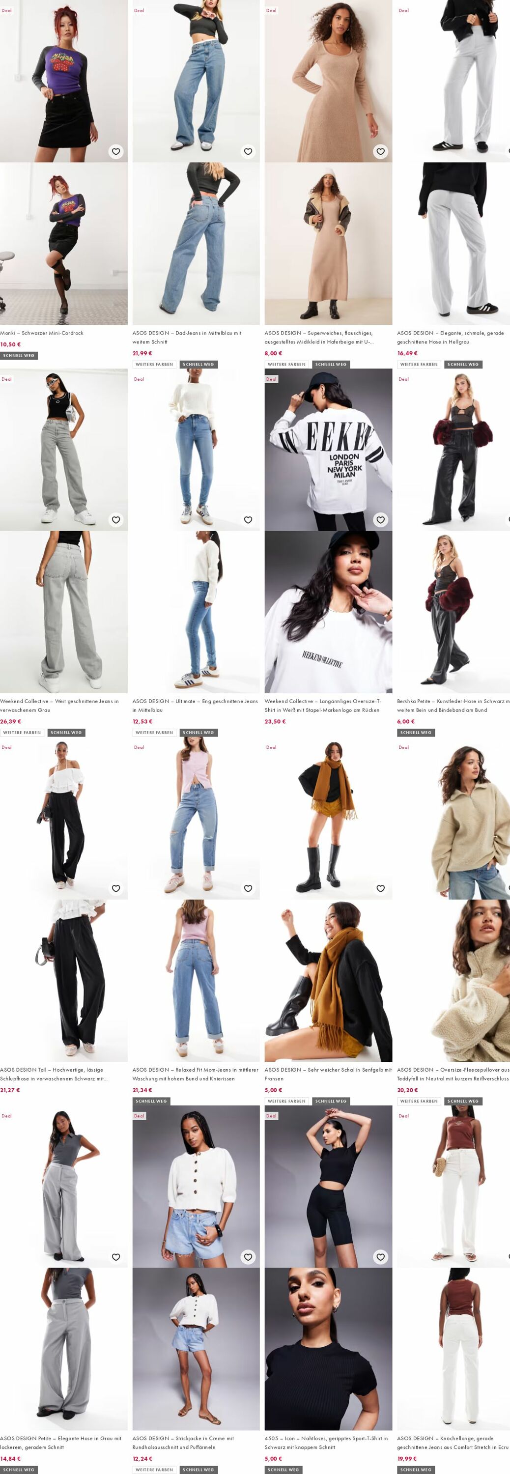 Prospekt Asos 29.09.2025 - 08.10.2025