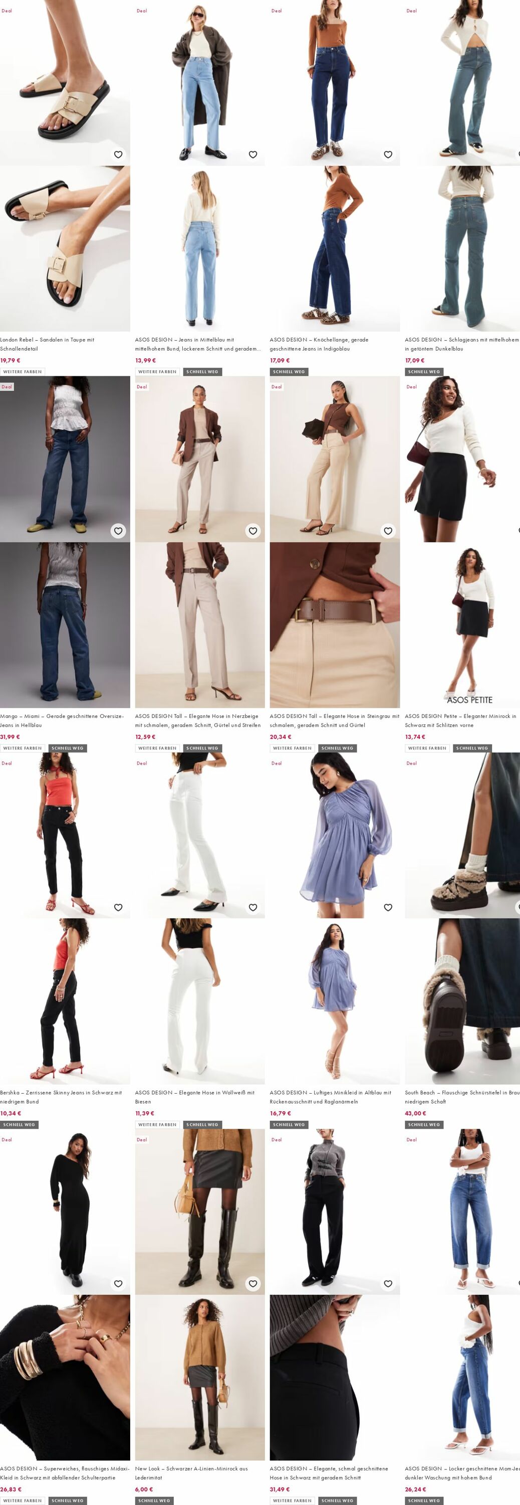 Prospekt Asos 29.09.2025 - 08.10.2025