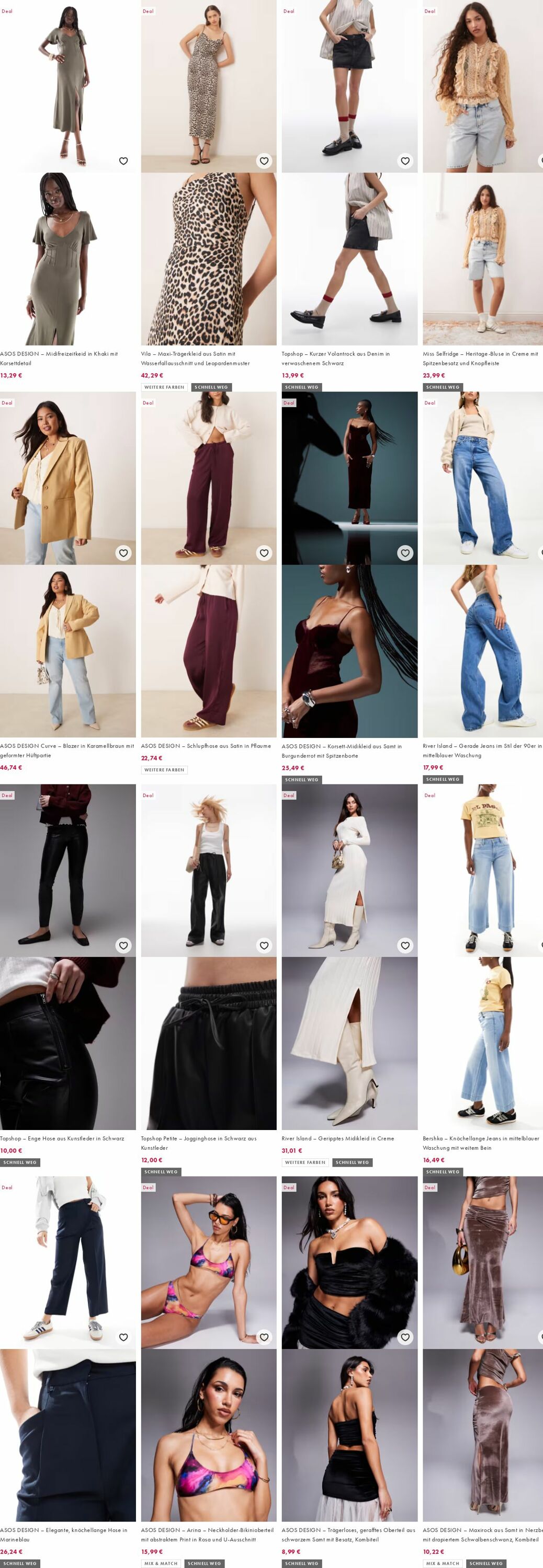 Prospekt Asos 29.09.2025 - 08.10.2025