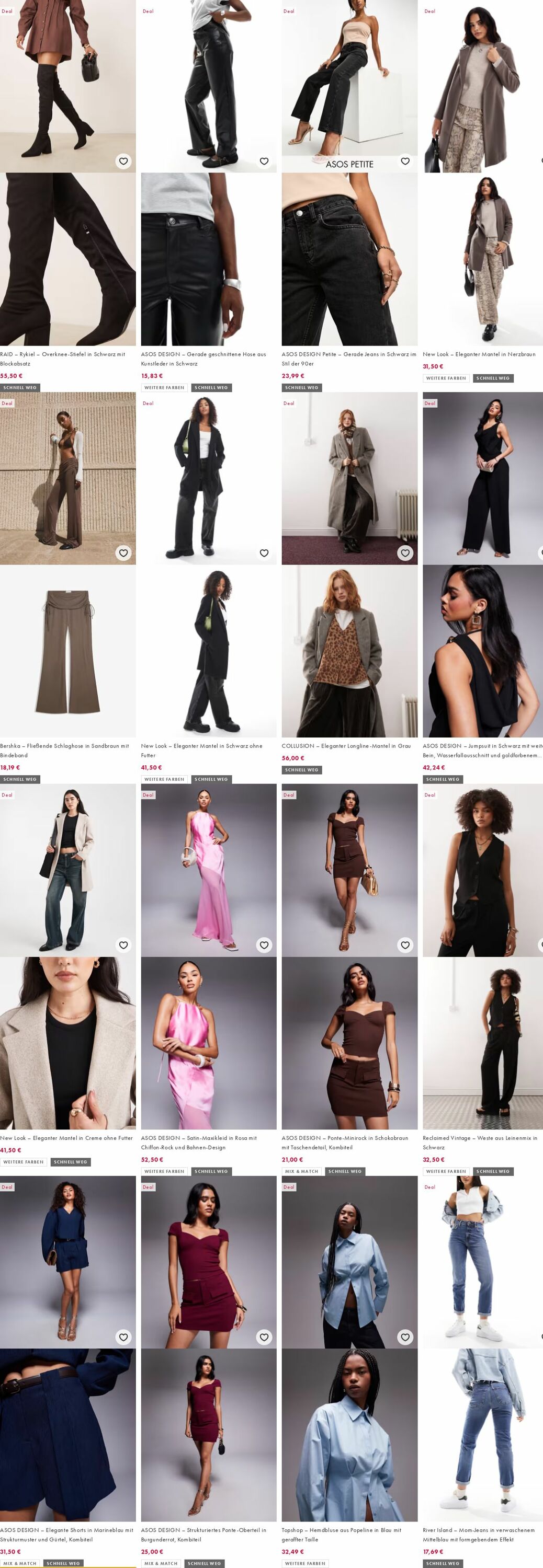 Prospekt Asos 29.09.2025 - 08.10.2025