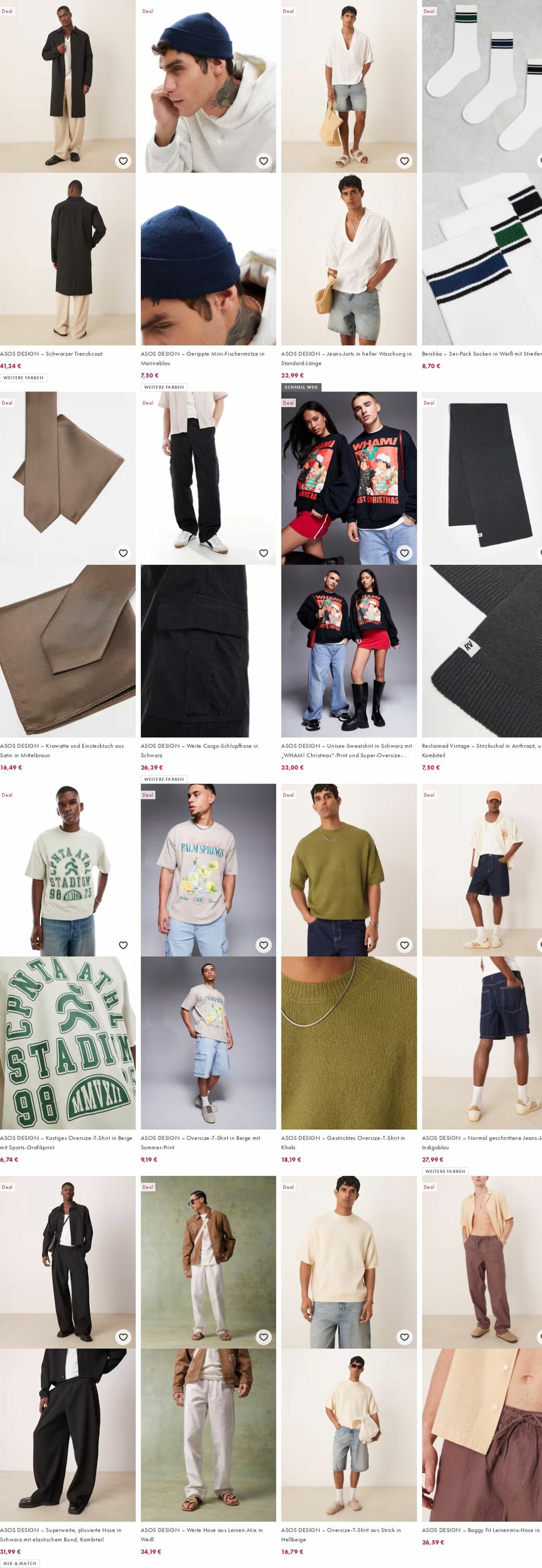 Prospekt Asos 29.09.2025 - 08.10.2025