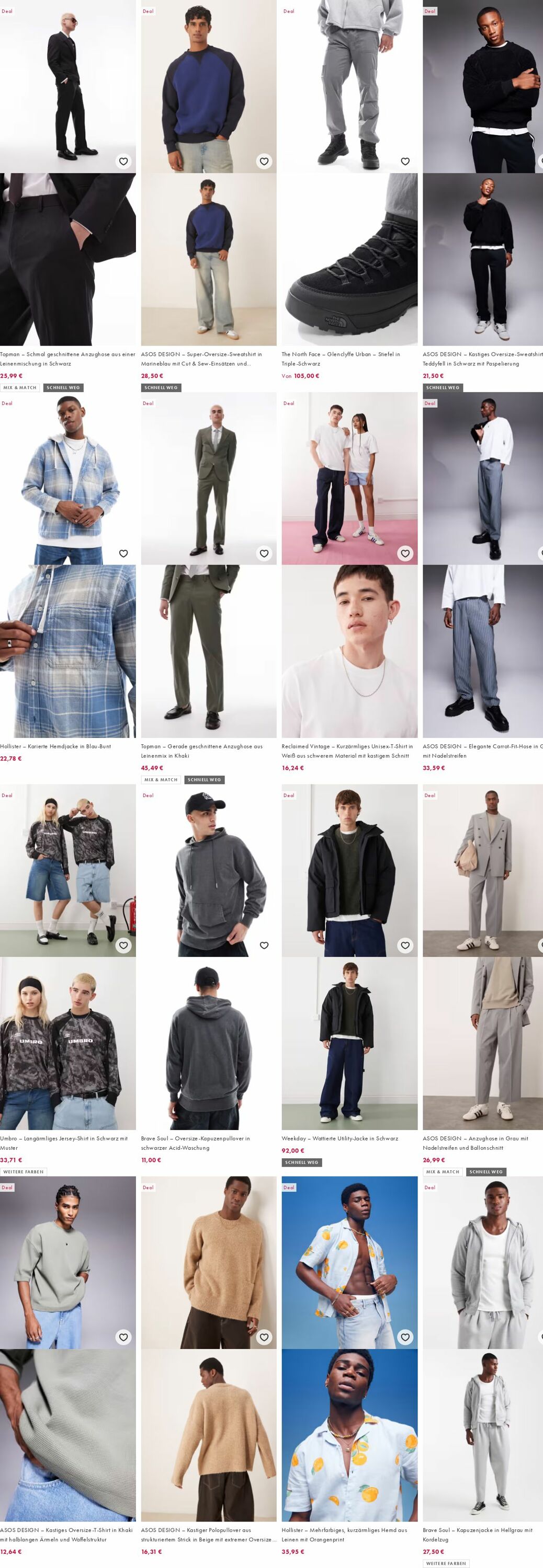 Prospekt Asos 29.09.2025 - 08.10.2025