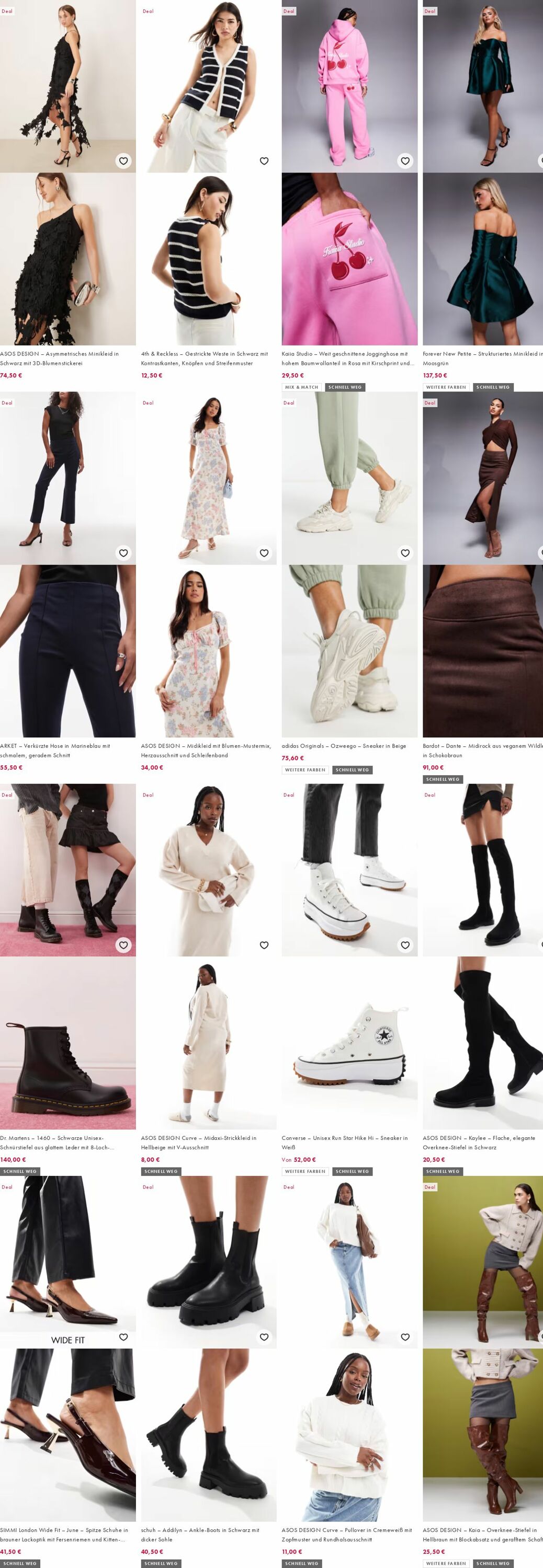Prospekt Asos 29.09.2025 - 08.10.2025