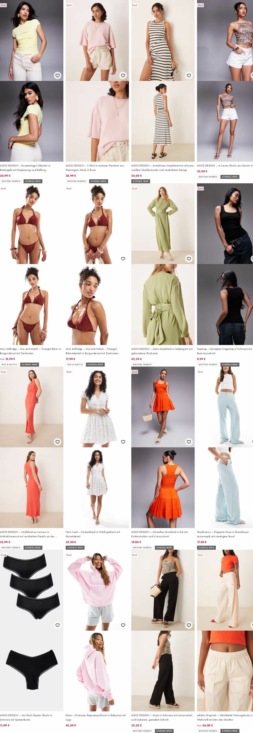Prospekt Asos 11.08.2025 - 20.08.2025