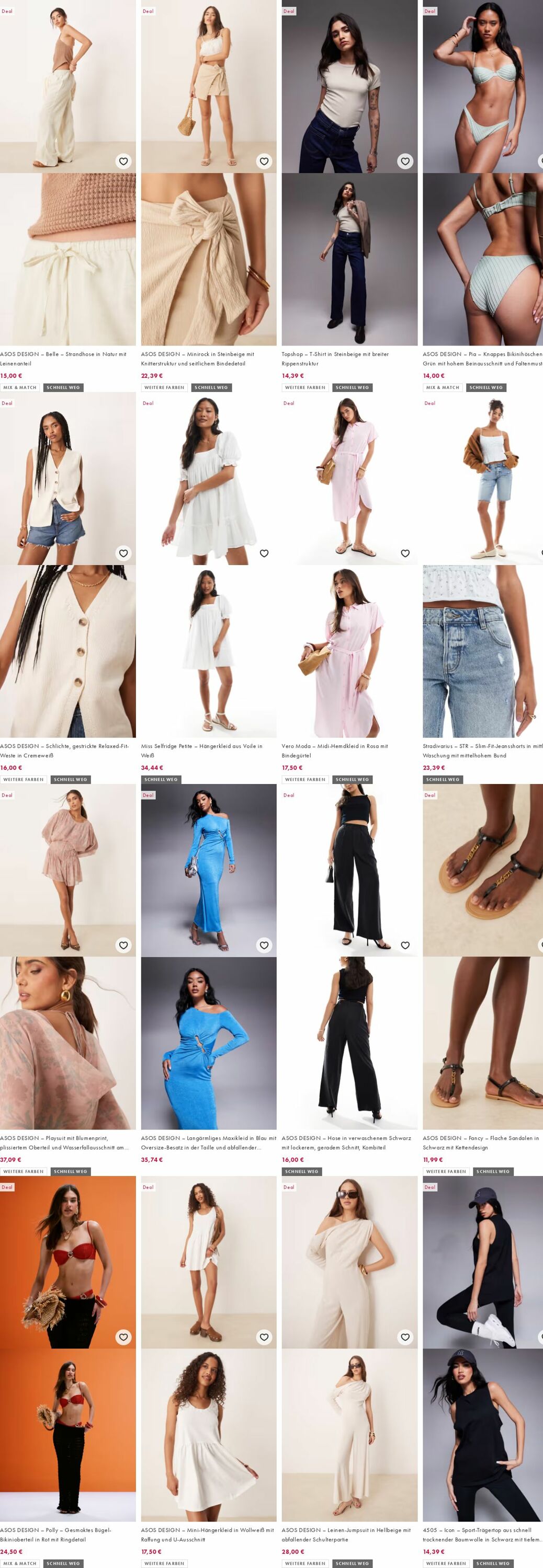 Prospekt Asos 11.08.2025 - 20.08.2025