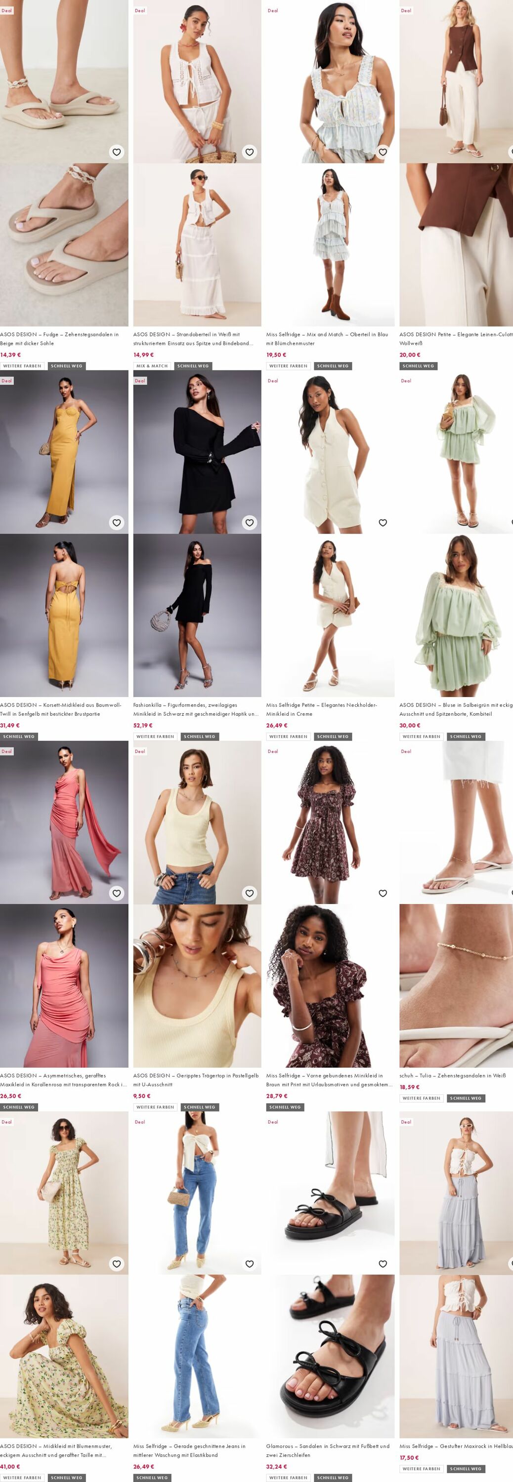 Prospekt Asos 11.08.2025 - 20.08.2025