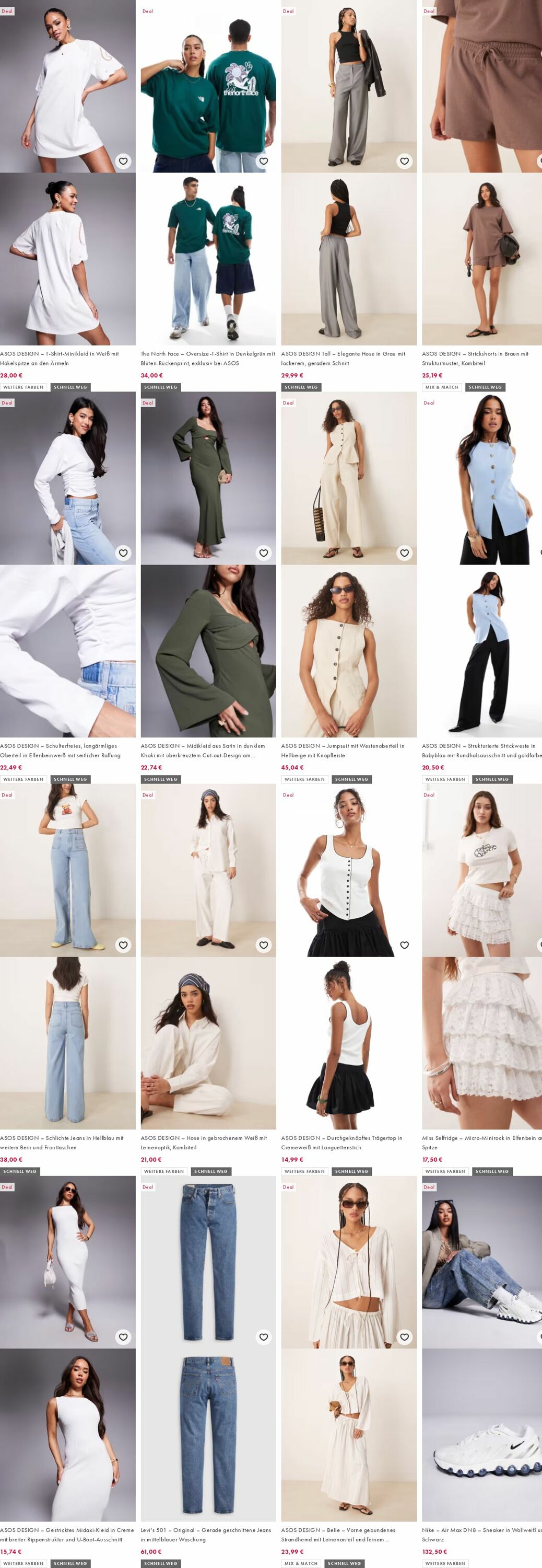 Prospekt Asos 11.08.2025 - 20.08.2025