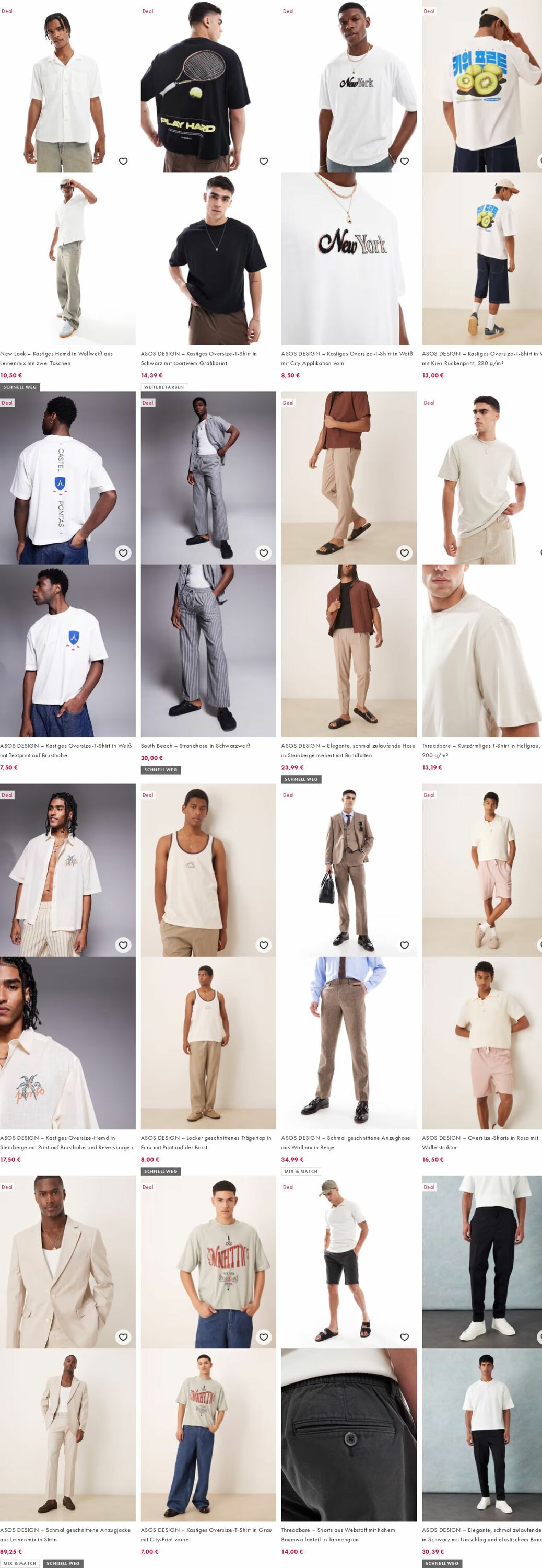 Prospekt Asos 11.08.2025 - 20.08.2025