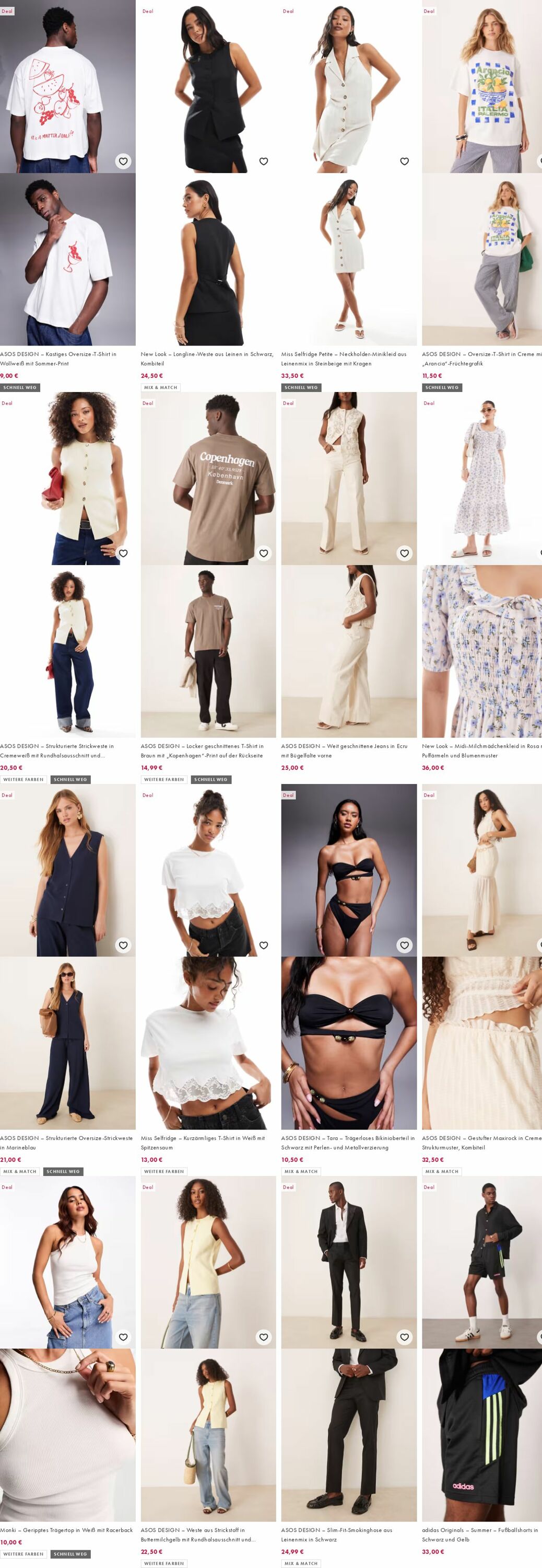 Prospekt Asos 11.08.2025 - 20.08.2025
