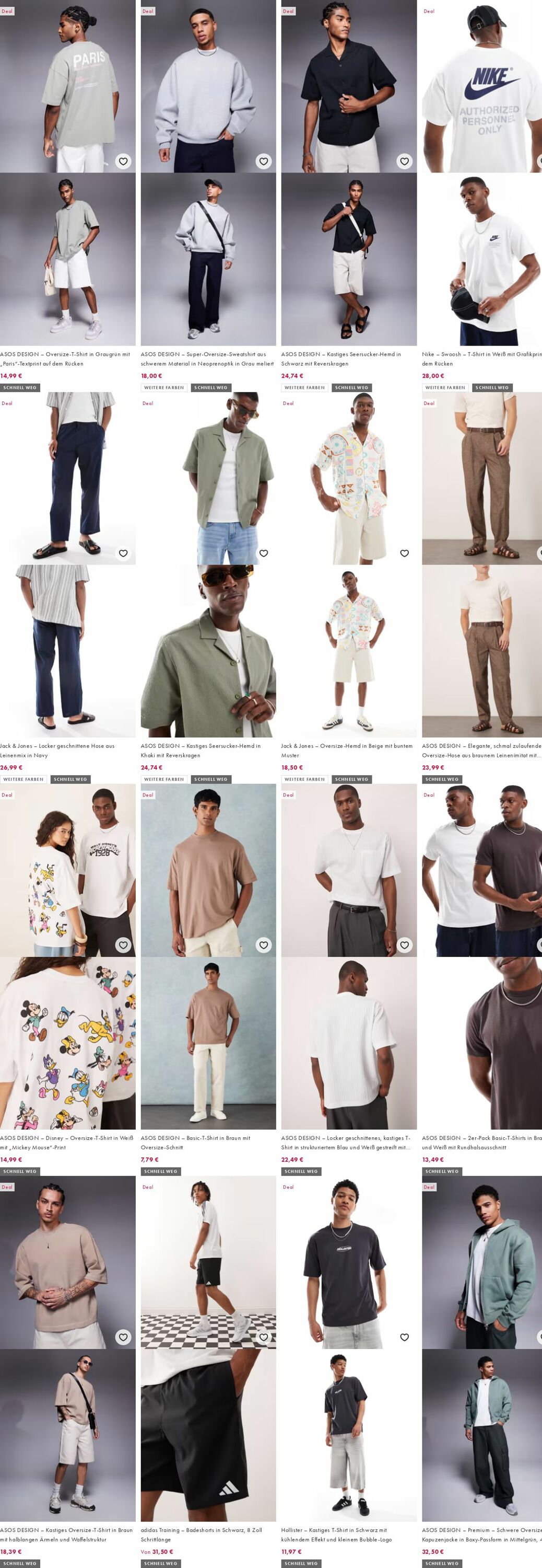 Prospekt Asos 11.08.2025 - 20.08.2025