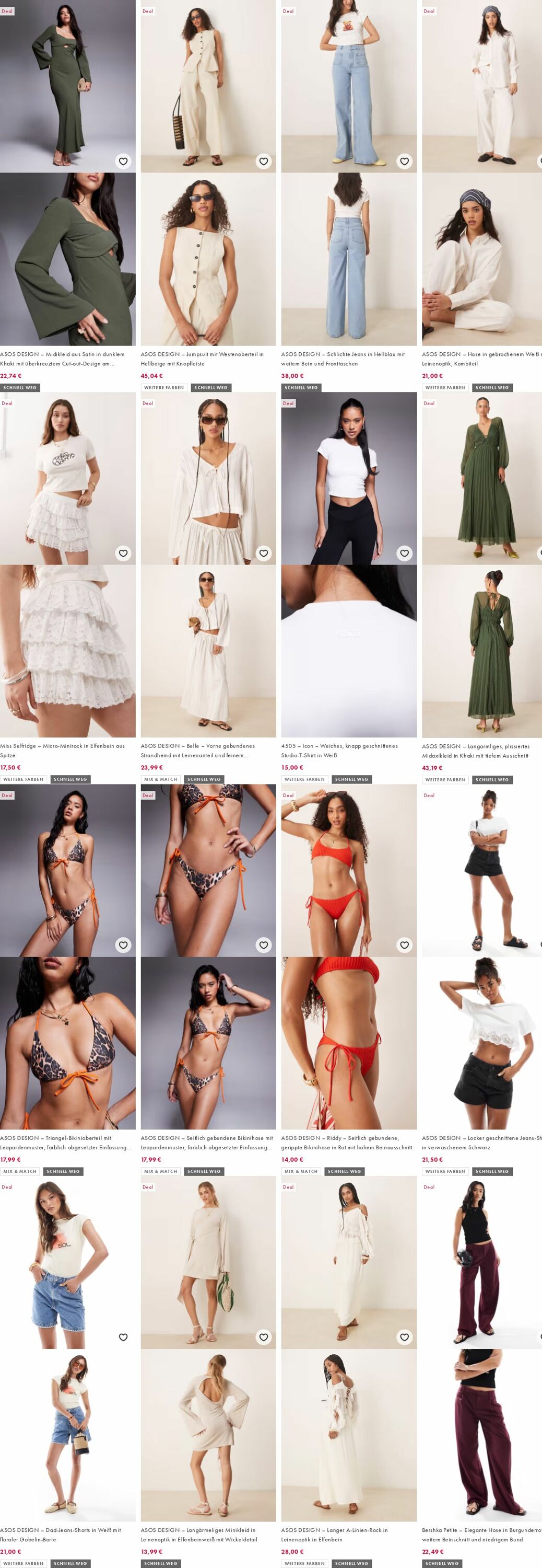 Prospekt Asos 11.08.2025 - 20.08.2025