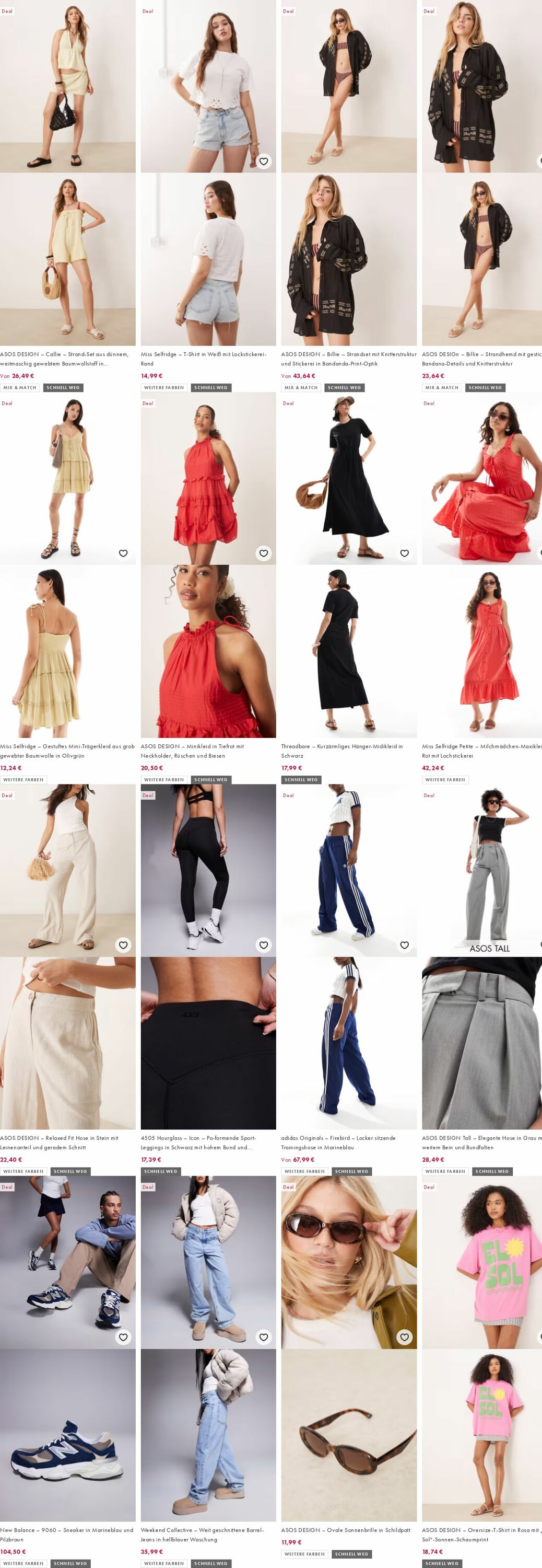 Prospekt Asos 11.08.2025 - 20.08.2025