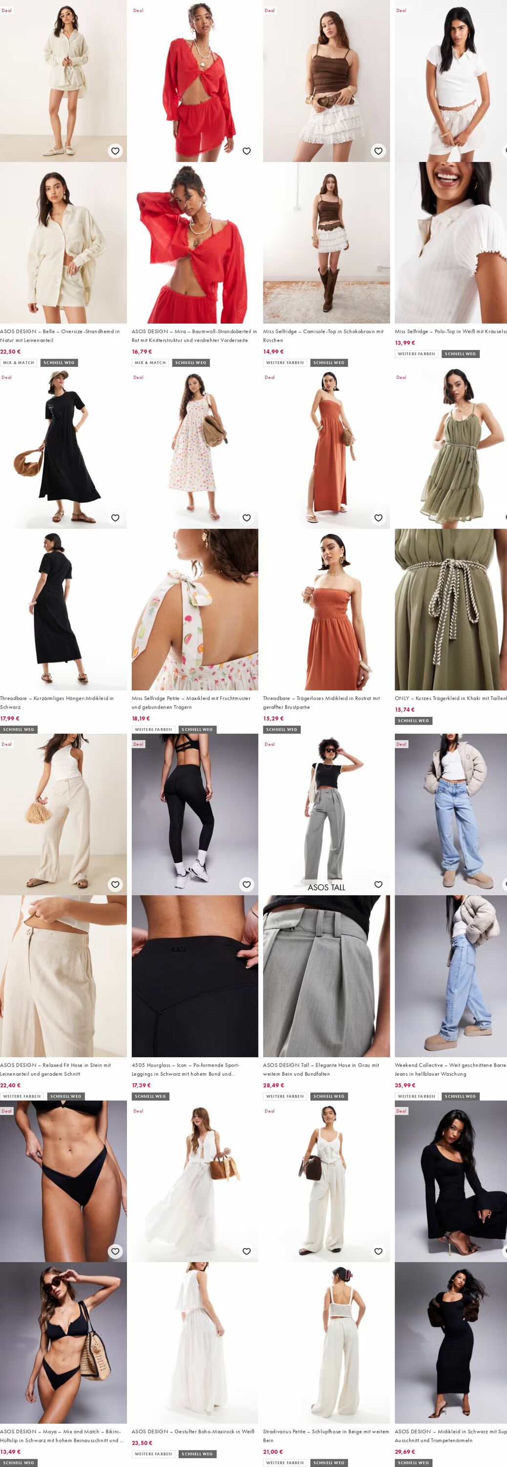 Prospekt Asos 11.08.2025 - 20.08.2025