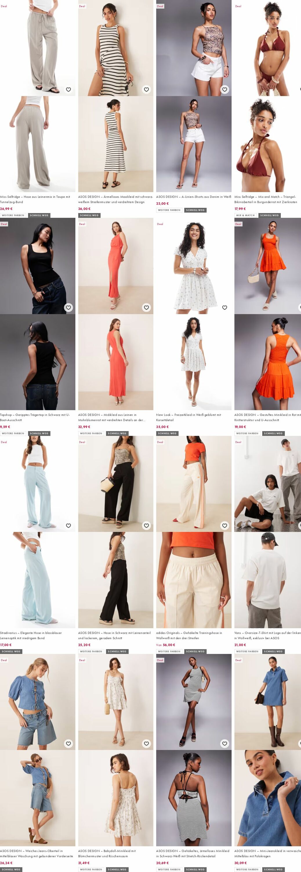 Prospekt Asos 11.08.2025 - 20.08.2025