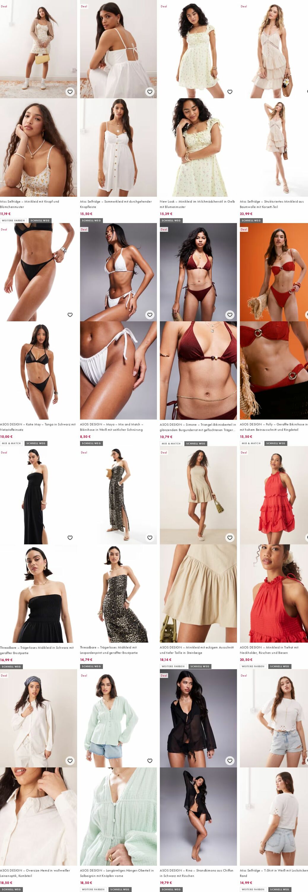 Prospekt Asos 11.08.2025 - 20.08.2025