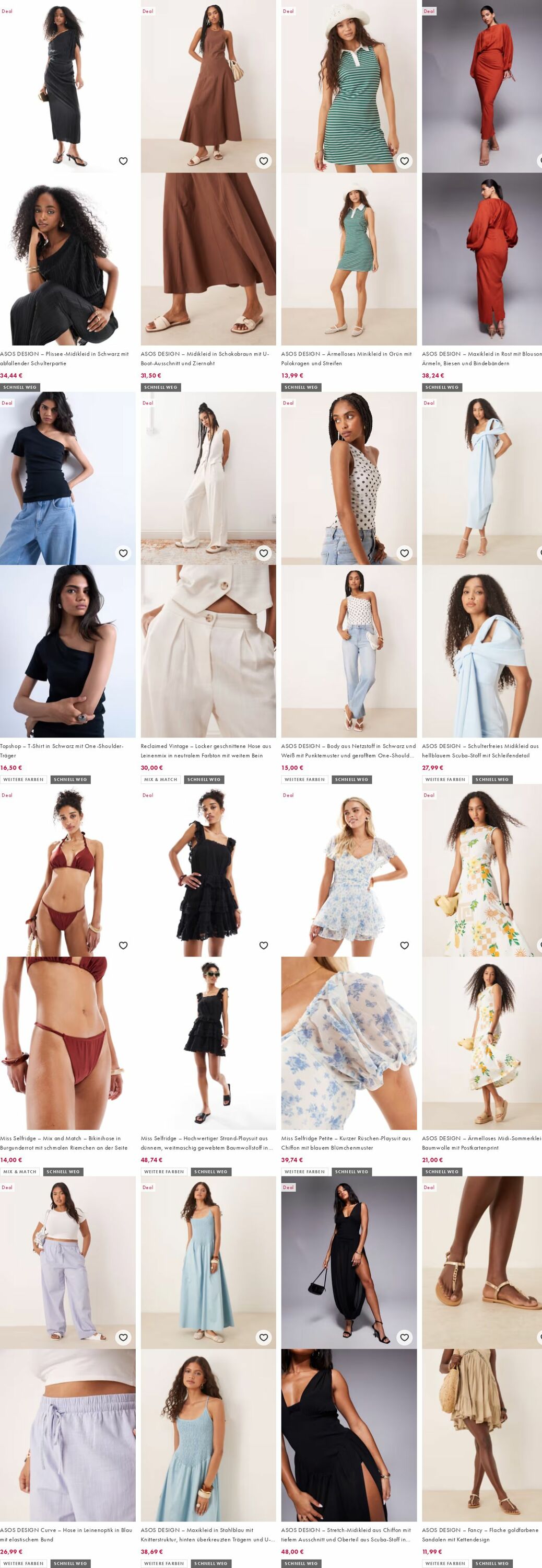 Prospekt Asos 11.08.2025 - 20.08.2025