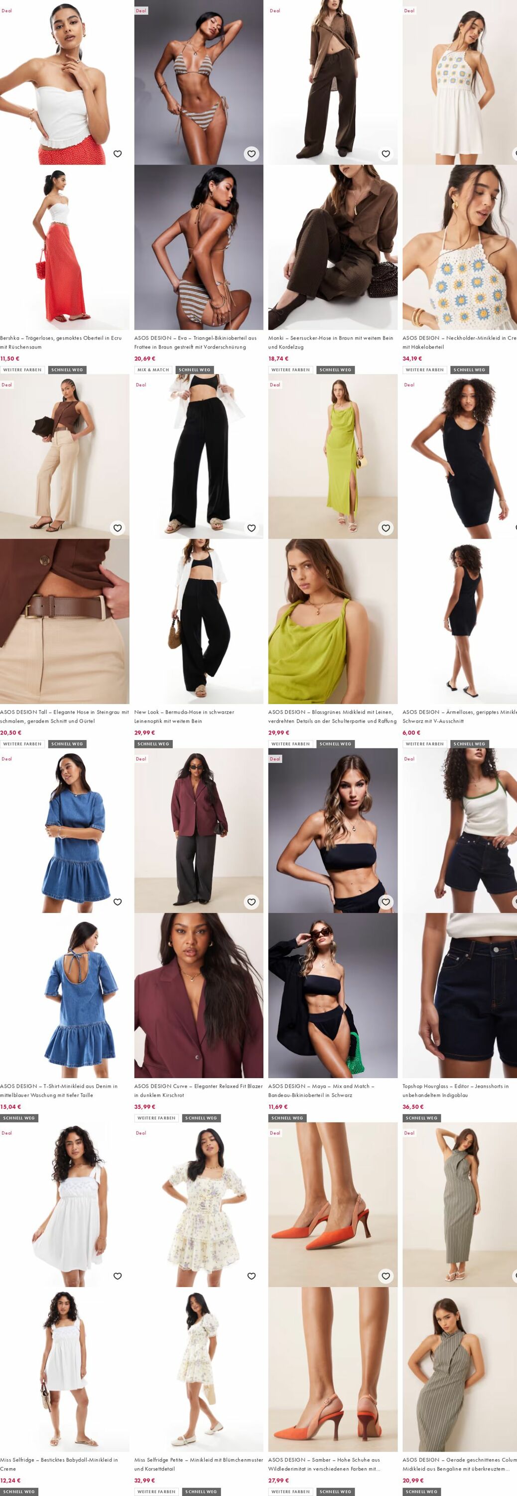Prospekt Asos 11.08.2025 - 20.08.2025