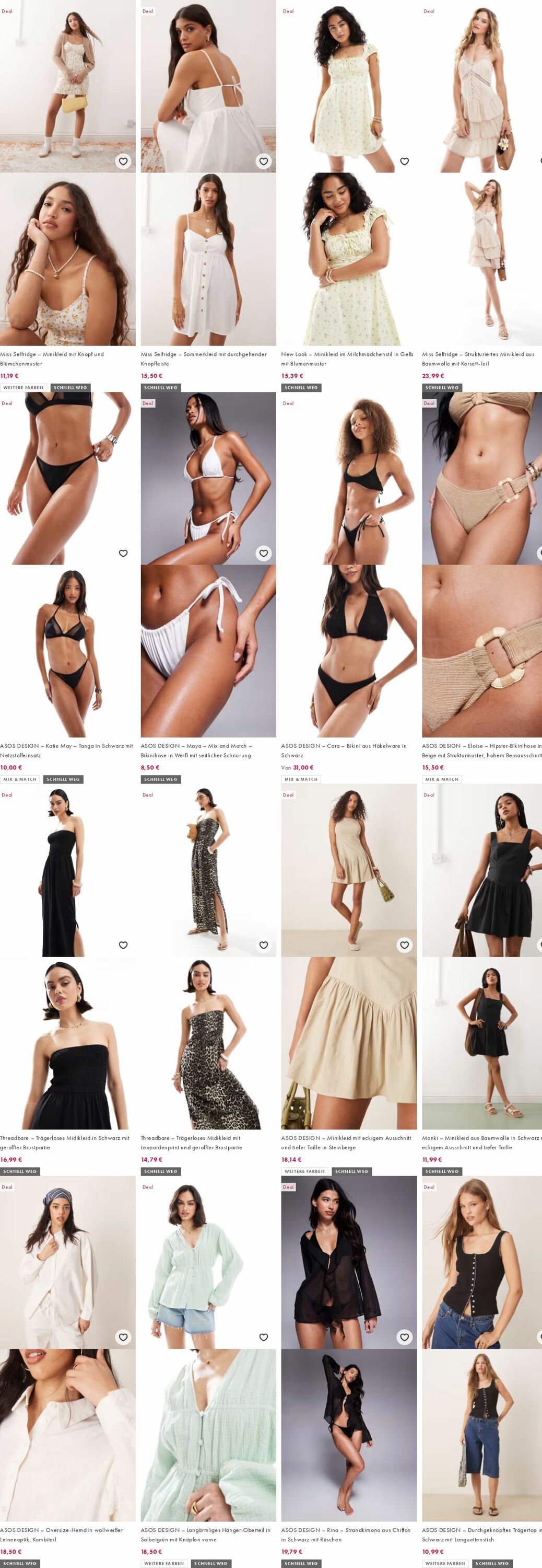 Prospekt Asos 11.08.2025 - 20.08.2025