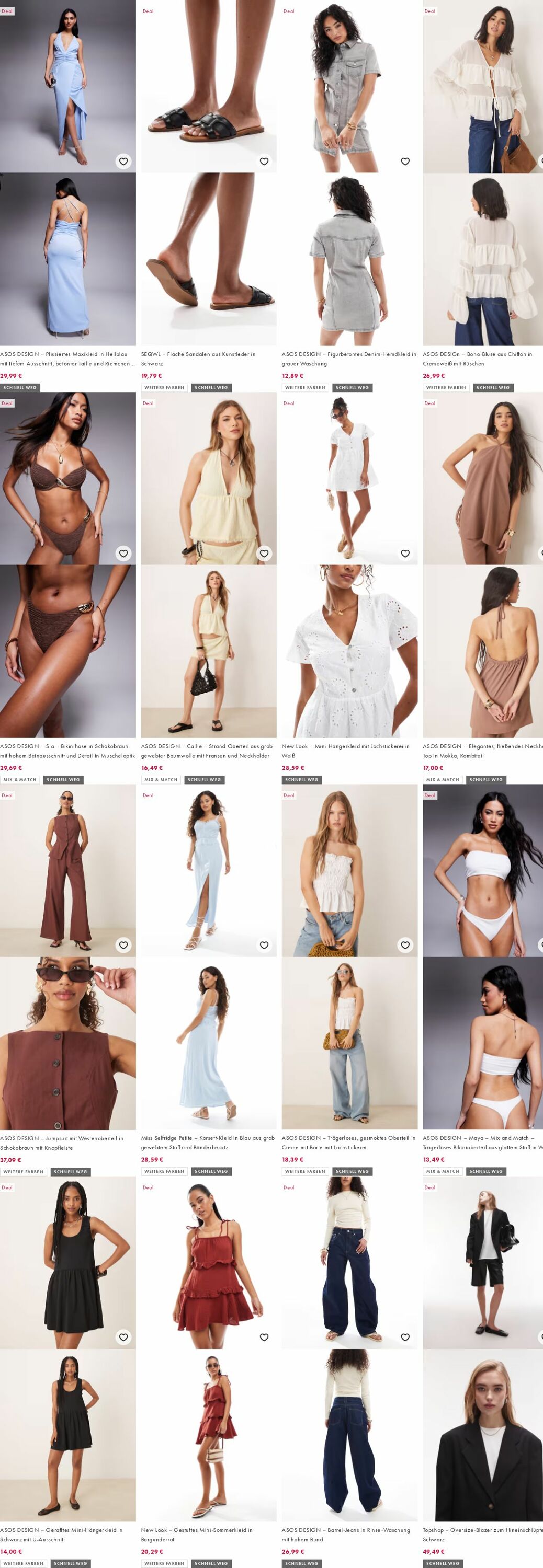 Prospekt Asos 11.08.2025 - 20.08.2025