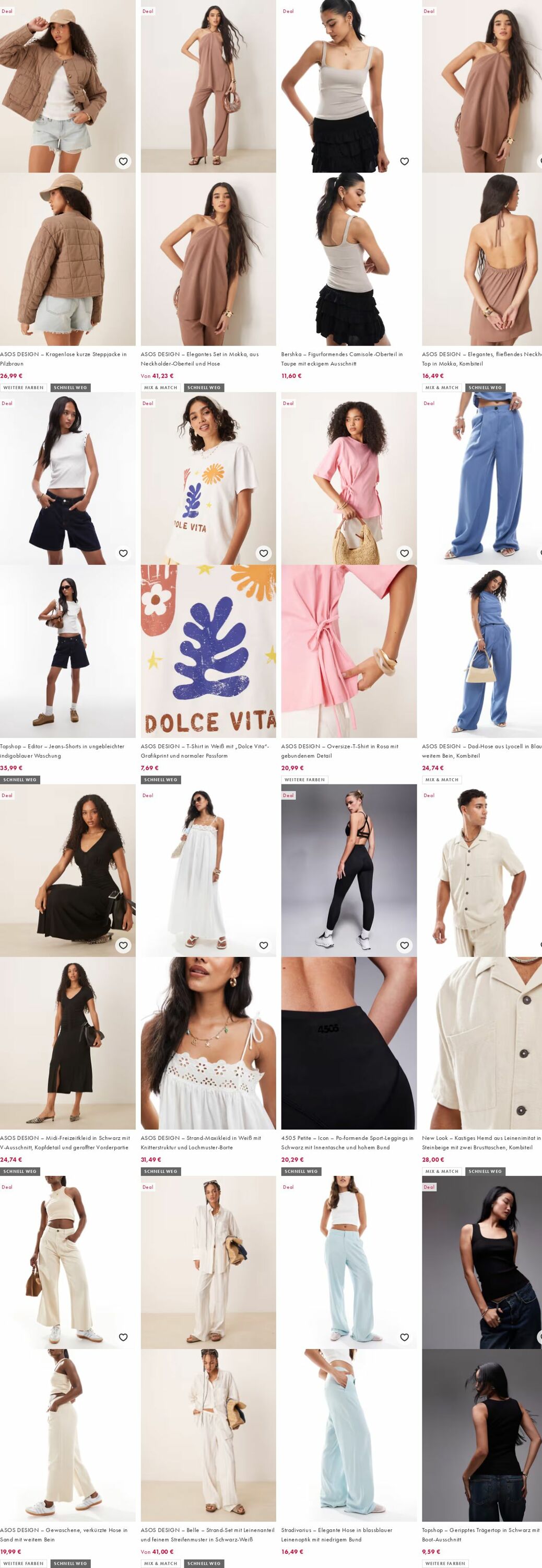 Prospekt Asos 25.08.2025 - 03.09.2025