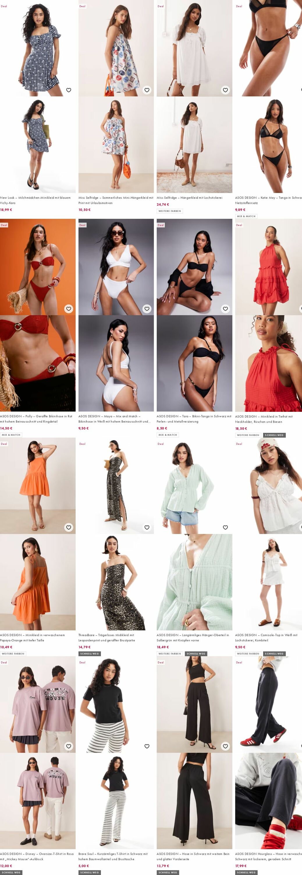 Prospekt Asos 25.08.2025 - 03.09.2025