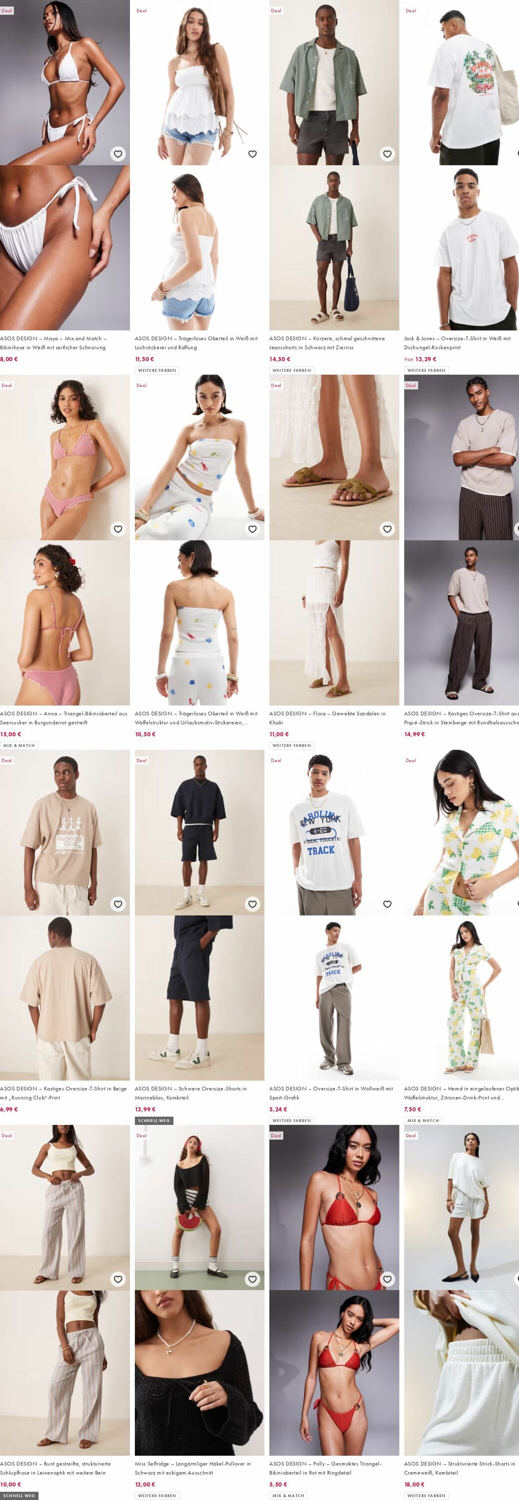 Prospekt Asos 25.08.2025 - 03.09.2025