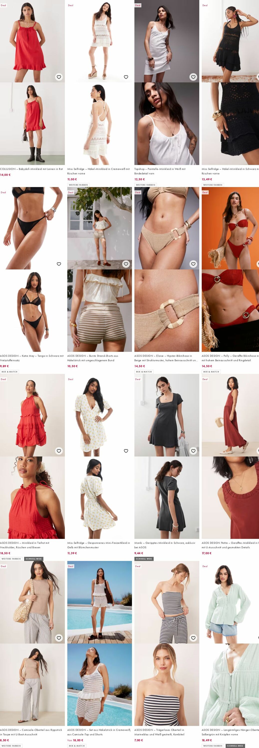 Prospekt Asos 25.08.2025 - 03.09.2025