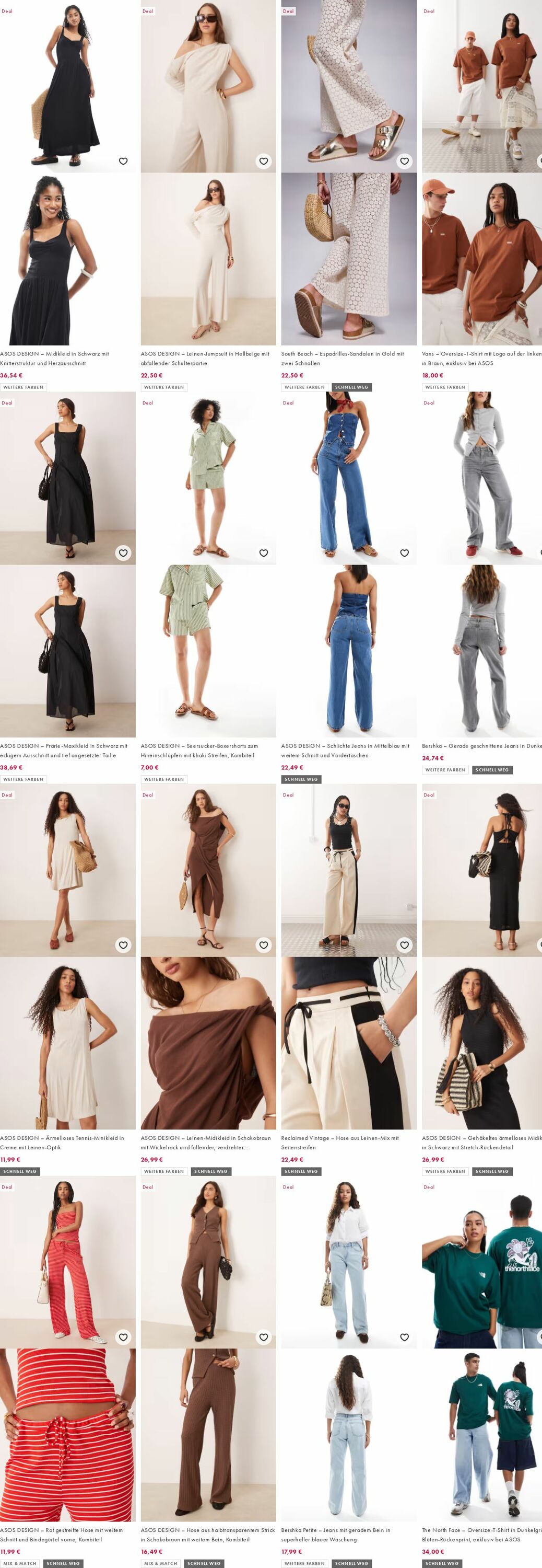 Prospekt Asos 25.08.2025 - 03.09.2025