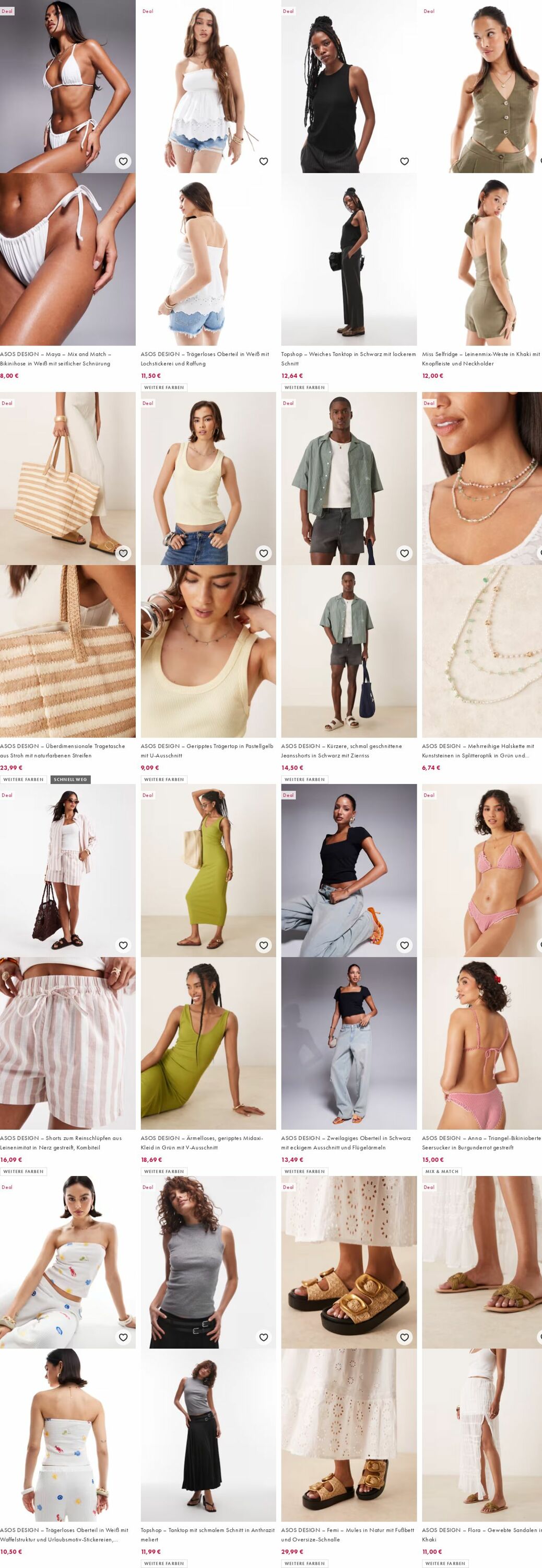 Prospekt Asos 25.08.2025 - 03.09.2025