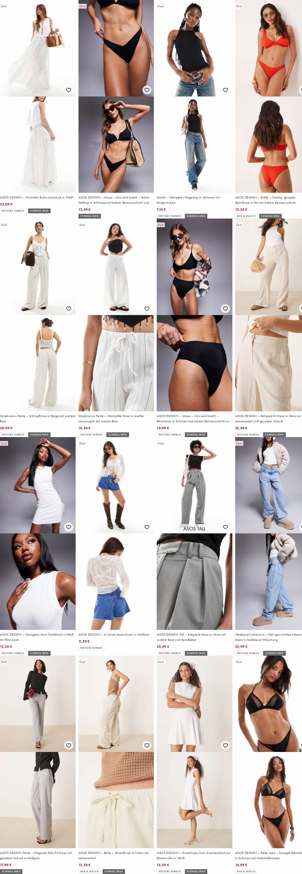Prospekt Asos 25.08.2025 - 03.09.2025