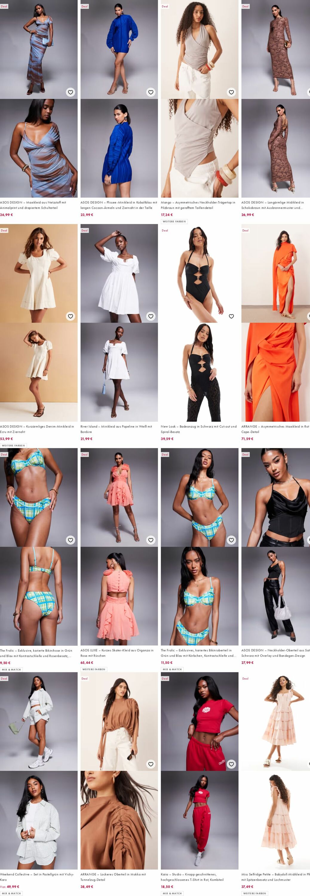 Prospekt Asos 25.08.2025 - 03.09.2025