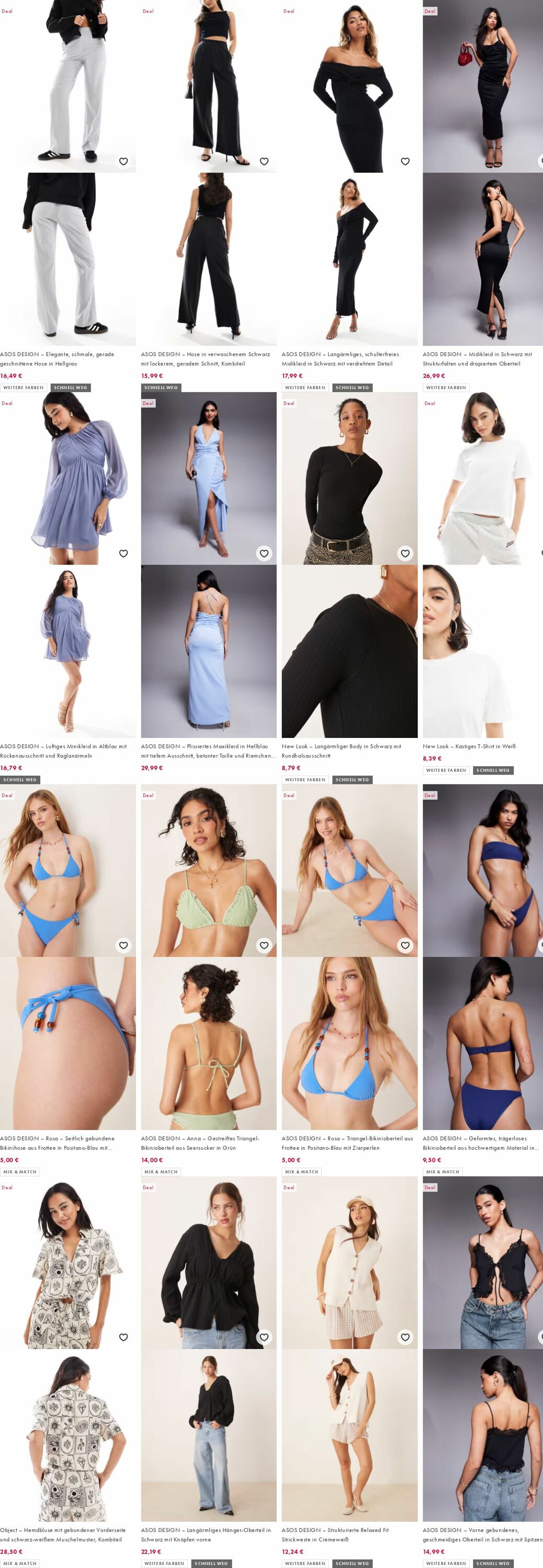 Prospekt Asos 25.08.2025 - 03.09.2025