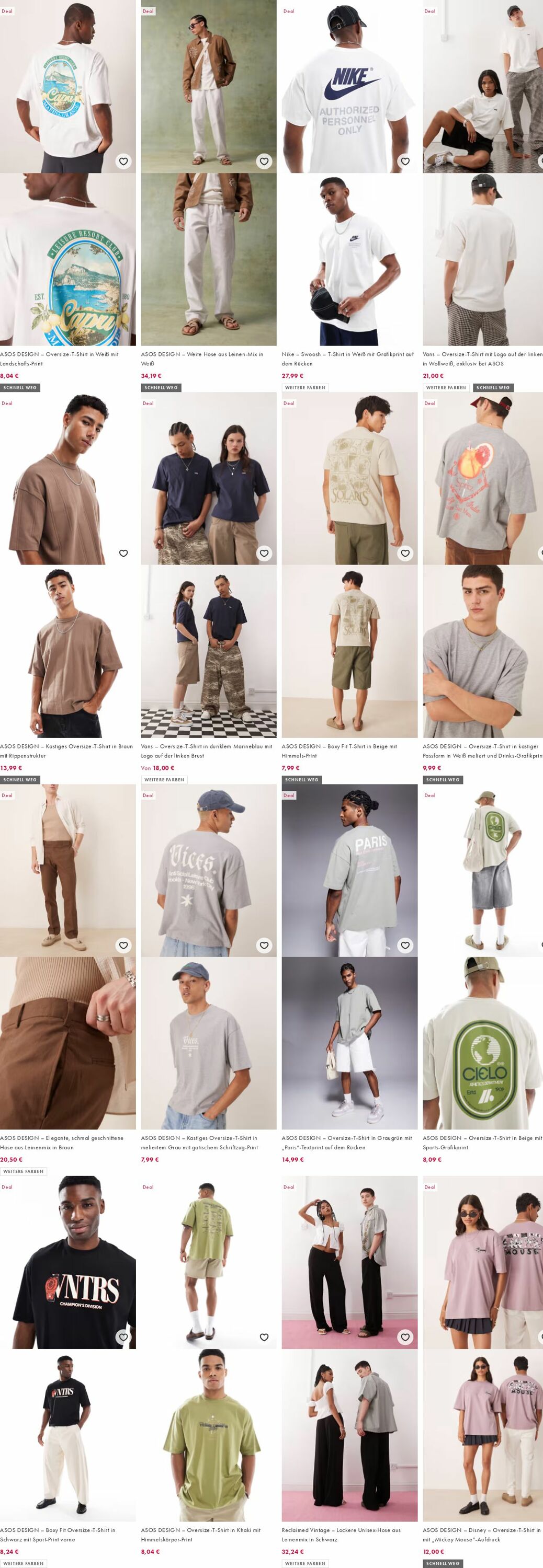 Prospekt Asos 25.08.2025 - 03.09.2025