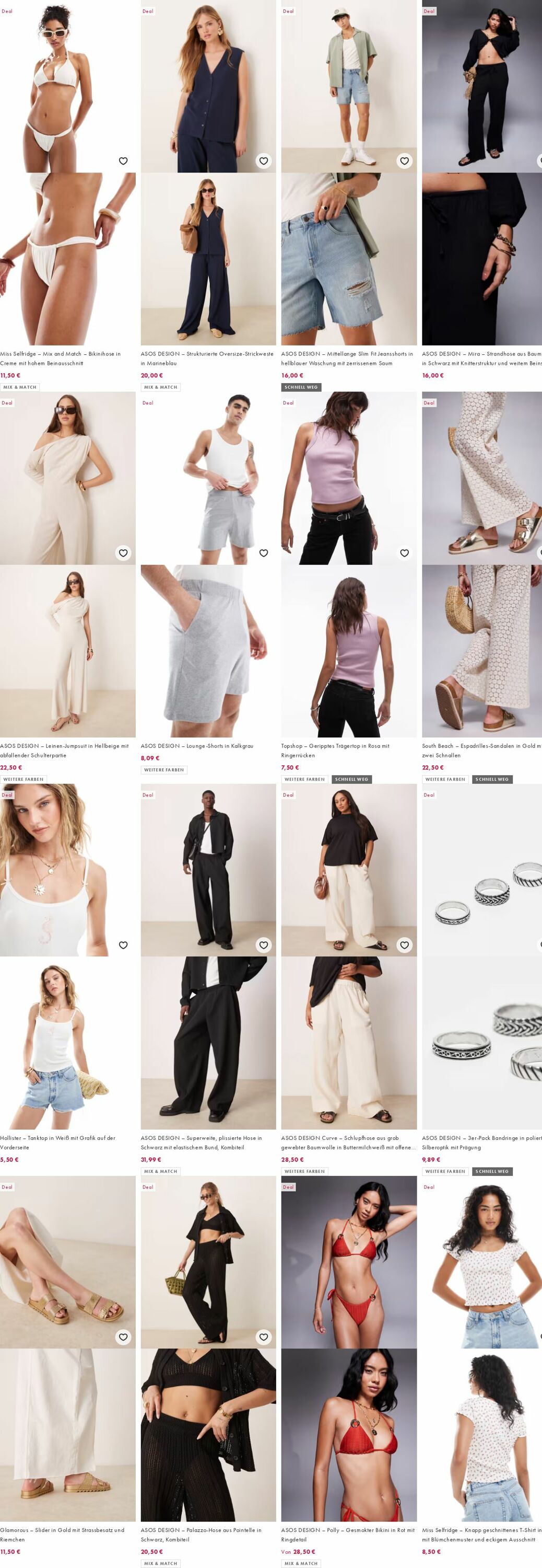 Prospekt Asos 25.08.2025 - 03.09.2025