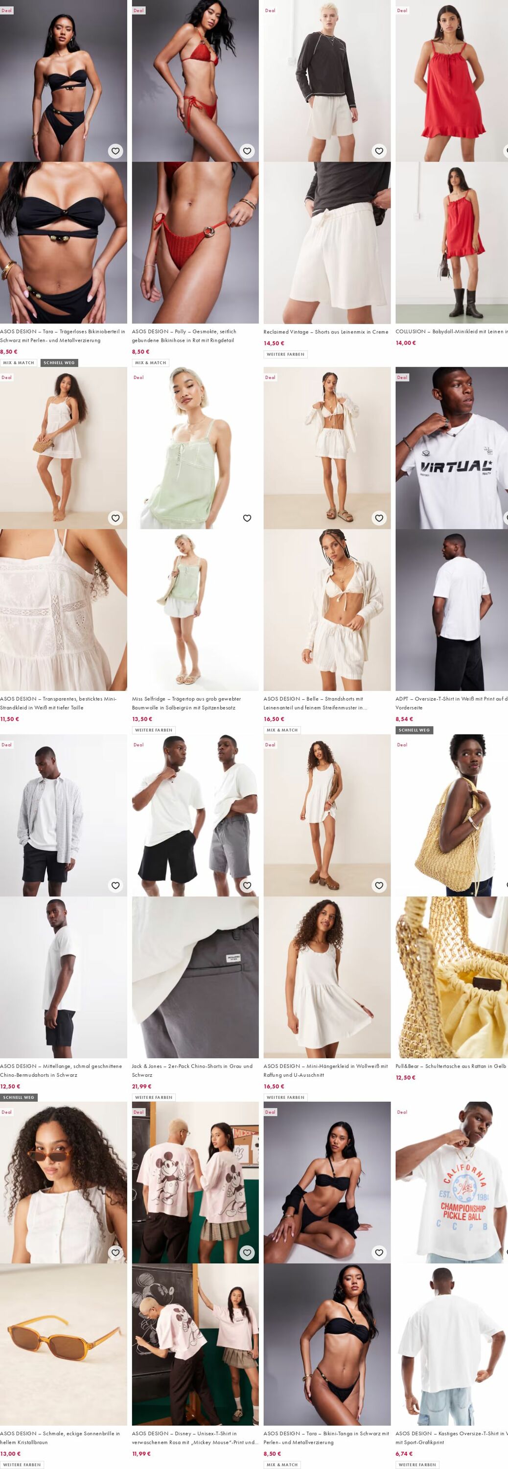 Prospekt Asos 25.08.2025 - 03.09.2025