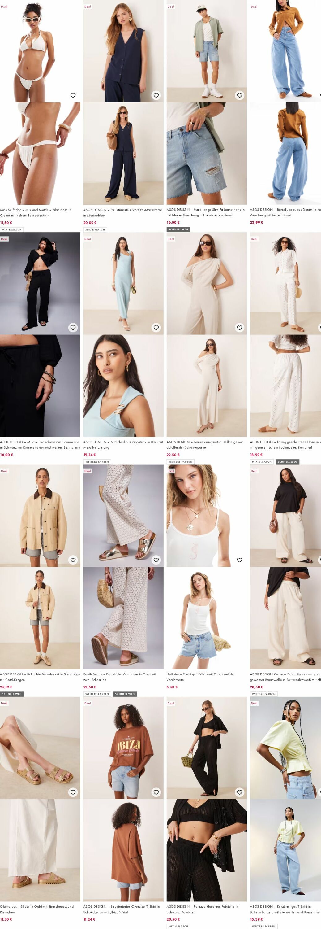 Prospekt Asos 25.08.2025 - 03.09.2025