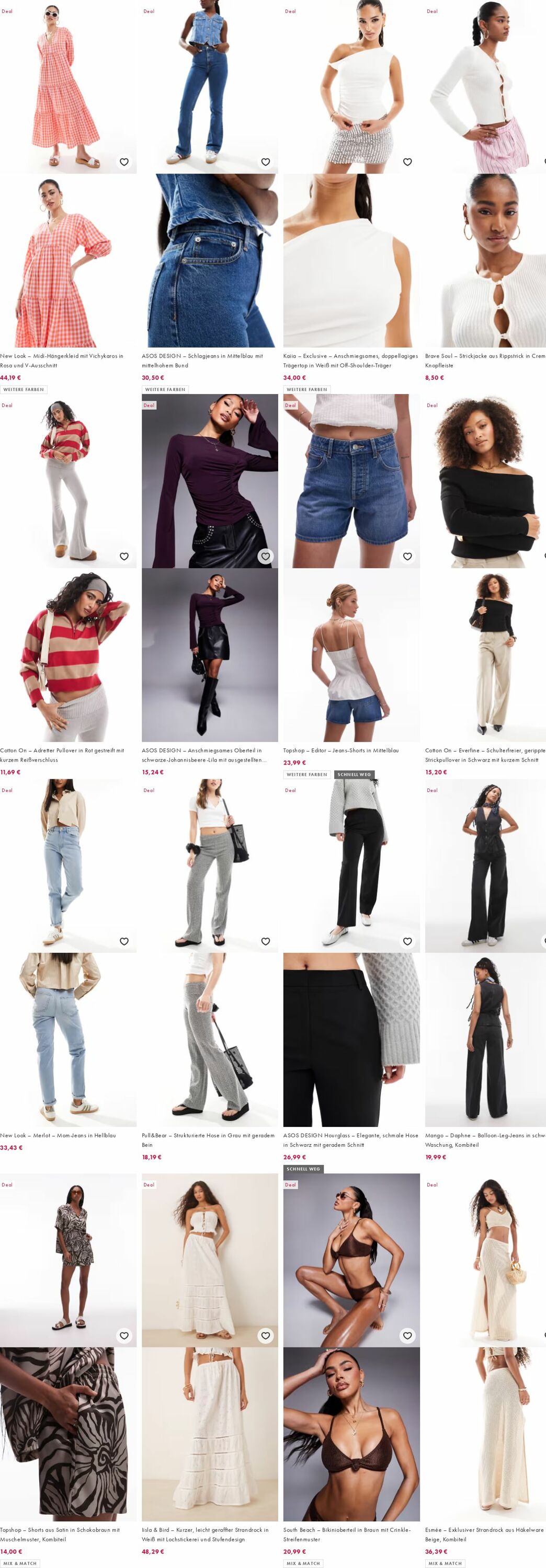 Prospekt Asos 25.08.2025 - 03.09.2025