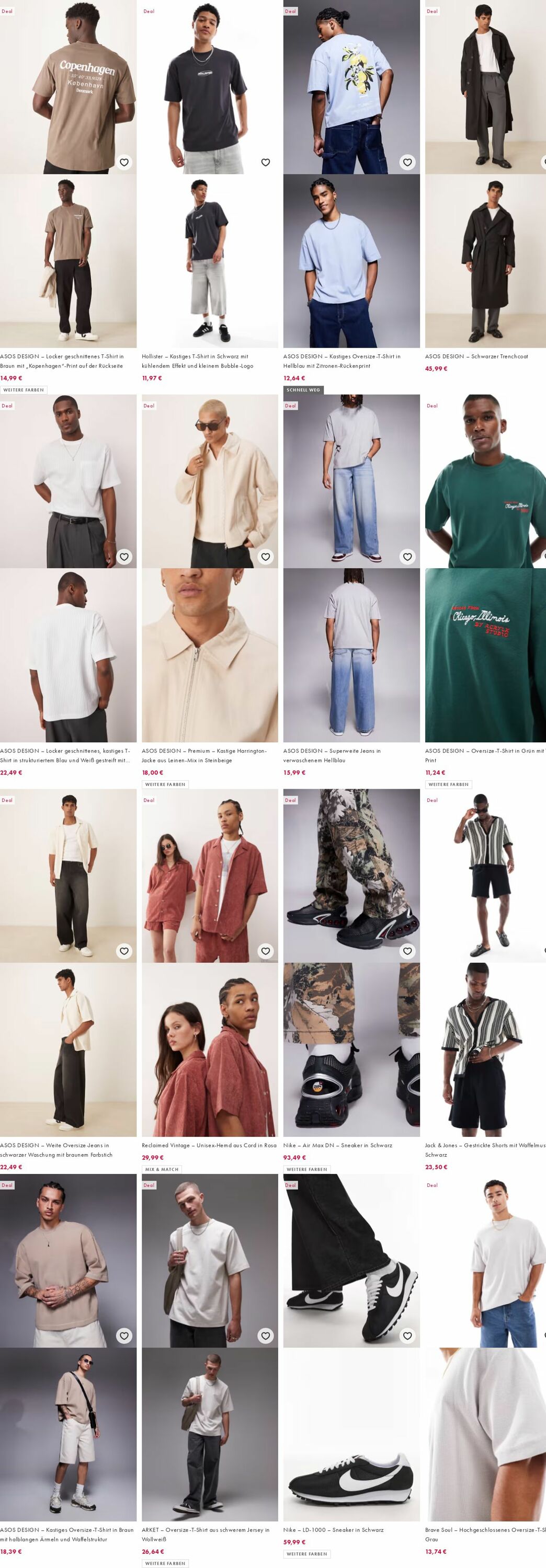Prospekt Asos 25.08.2025 - 03.09.2025