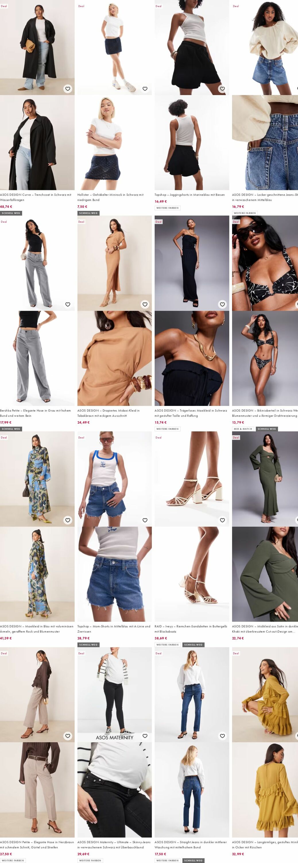 Prospekt Asos 25.08.2025 - 03.09.2025