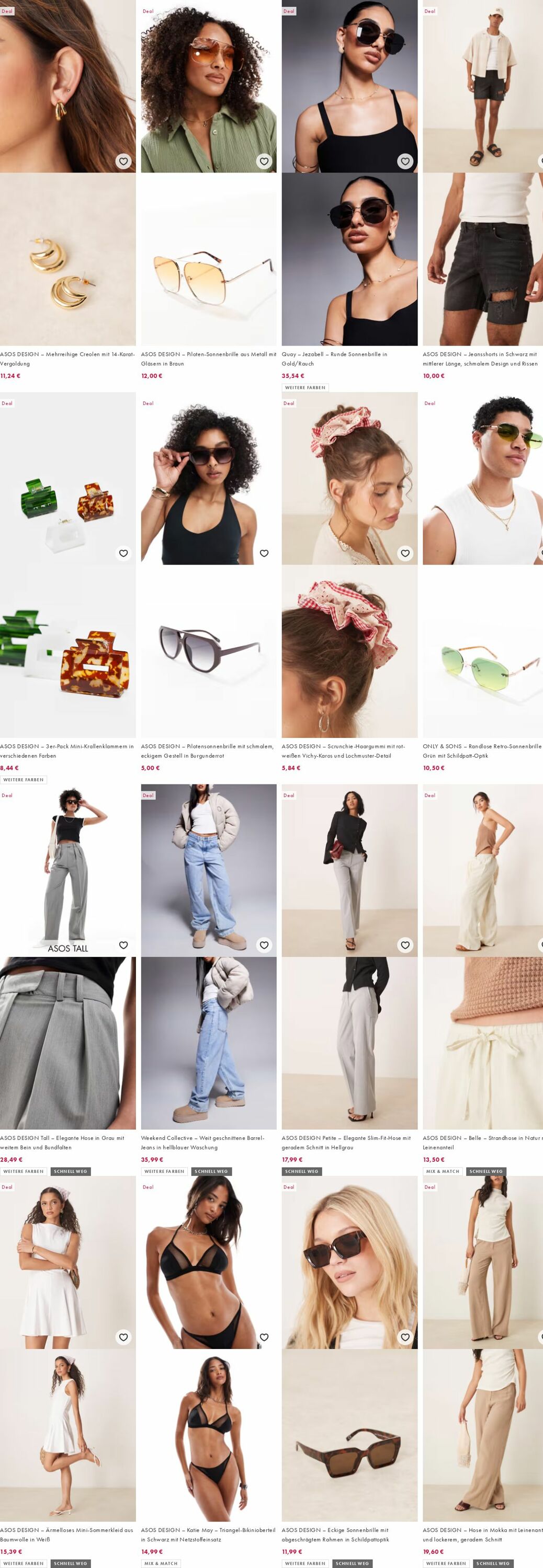 Prospekt Asos 25.08.2025 - 03.09.2025