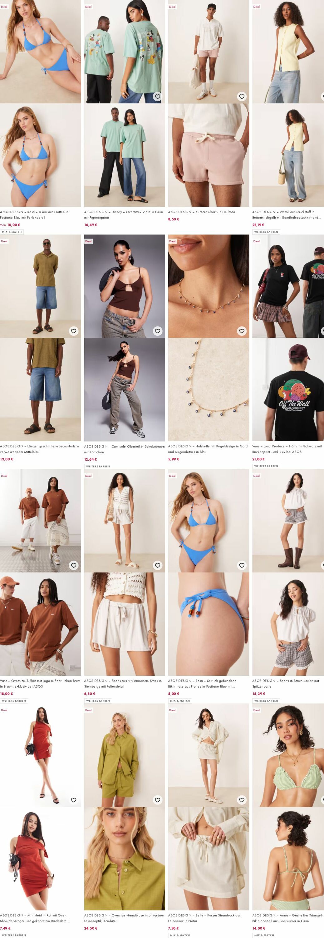 Prospekt Asos 25.08.2025 - 03.09.2025