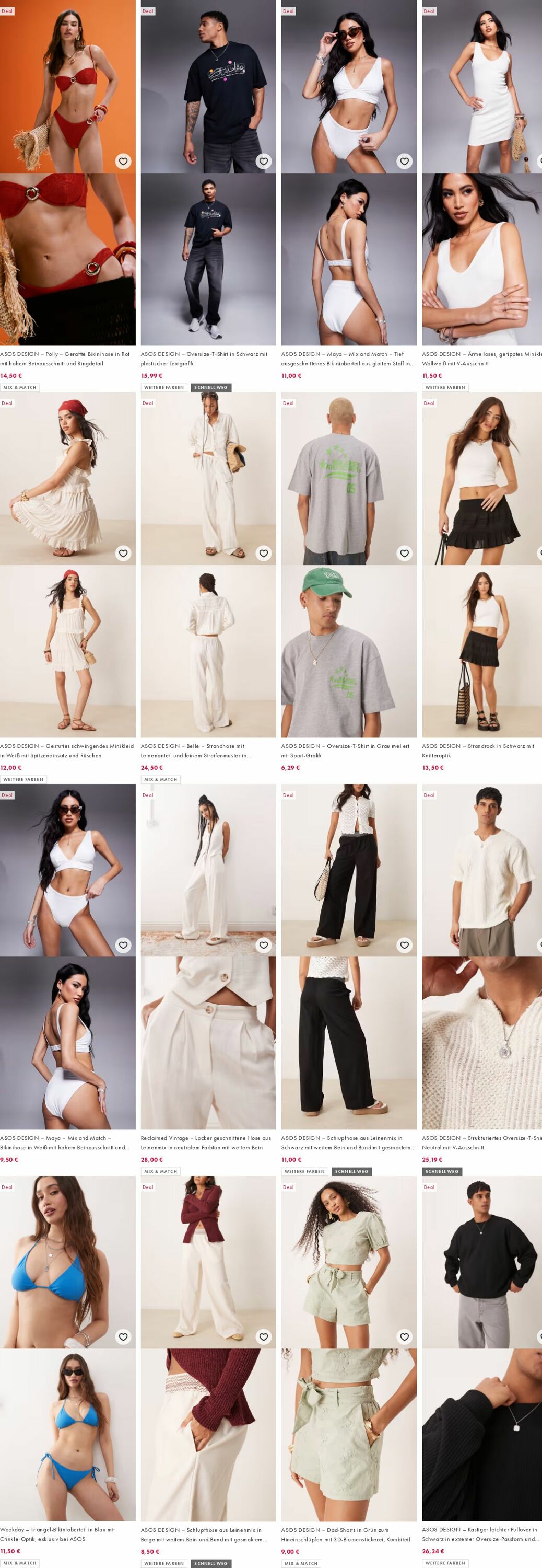 Prospekt Asos 25.08.2025 - 03.09.2025