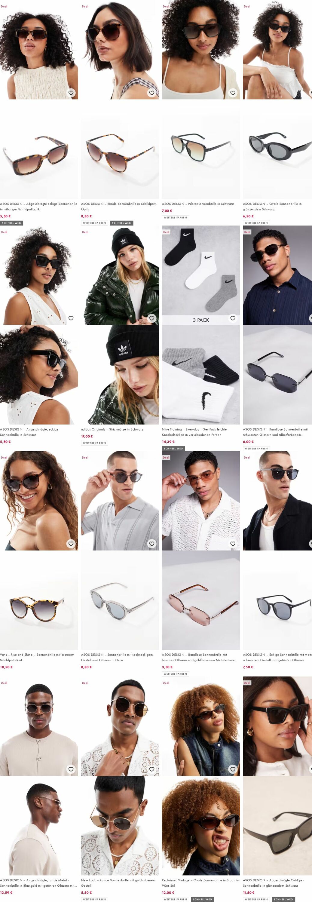 Prospekt Asos 25.08.2025 - 03.09.2025
